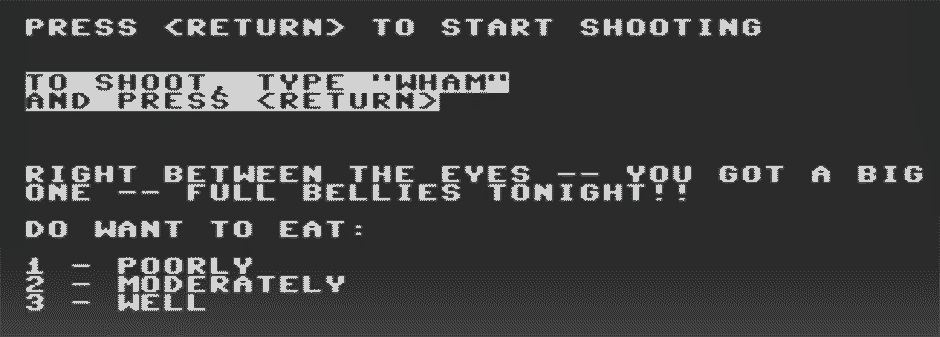 The Oregon Trail, jeu informatique de 1971.