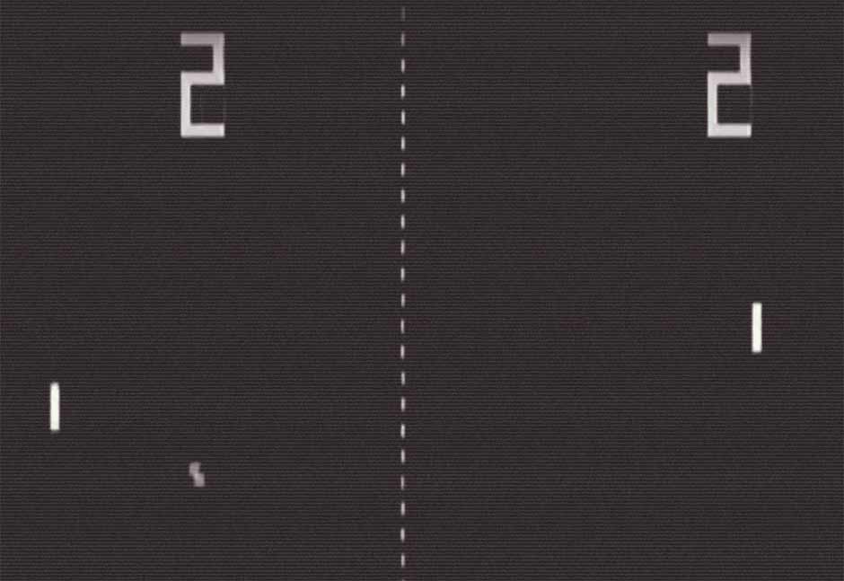 Pong, jeu d'arcade Atari de 1972